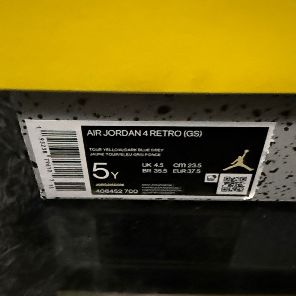 Yellow and Gray Sneakers - Picture 5 of 5